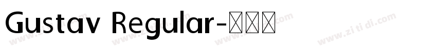 Gustav Regular字体转换